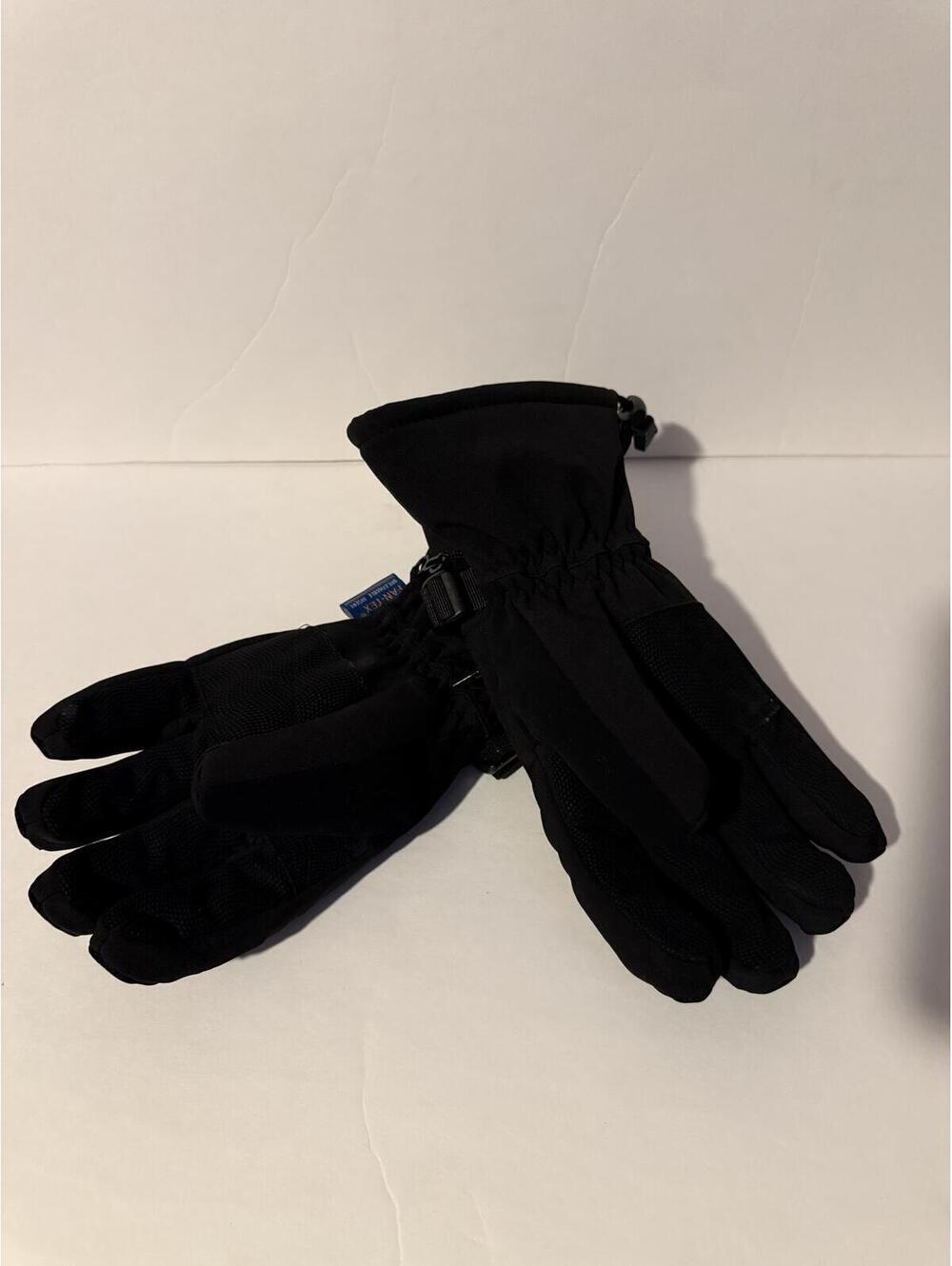 Large Black Ski Gloves - Picture 3 of 5